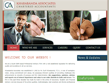 Tablet Screenshot of kharabandaassociates.com